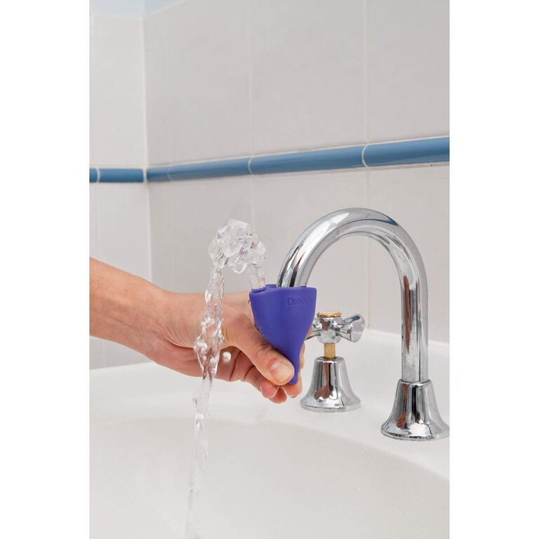 Dreamfarm Tapi Fits Onto Tap And Squeeze To Create A Drink Fountain Purple